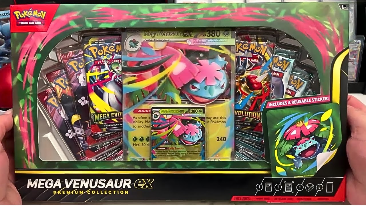 Mega Venusaur EX Premium Collection Box Opening | Pokémon TCG