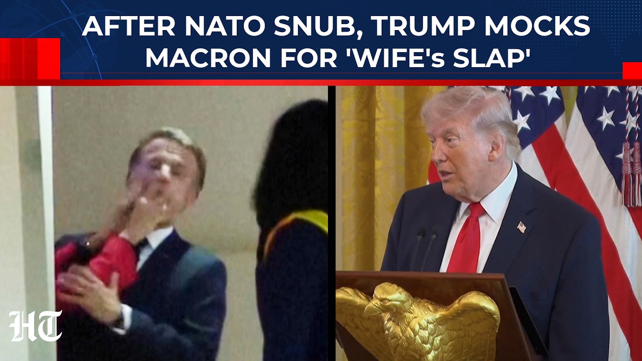 Иранская война: Трамп высмеивает Макрона за то, что тот получил &laquo;пощёчину от жены&raquo;, в то время ка...