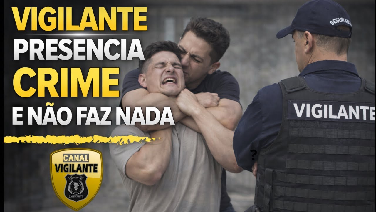 VIGILANTE PRESO POR NÃO AGIR 