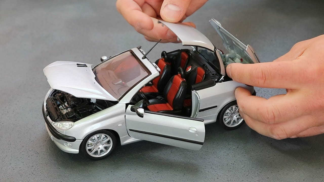 1:18 Peugeot 206 CC - Welly [Unboxing]