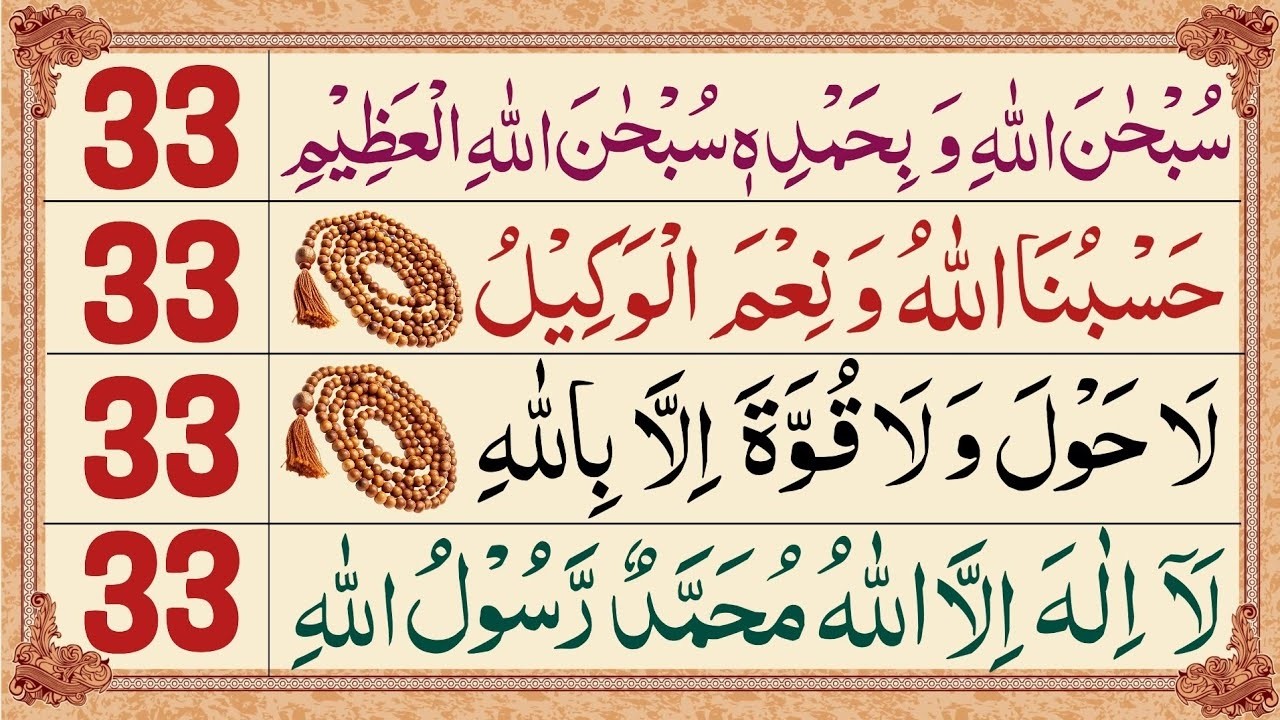 Unveiling 5 Tasbeeh & Dua For Immediate Relief, Rizq, Peace & Afiyat | Kalma Tayyiba | Qurani Zikr