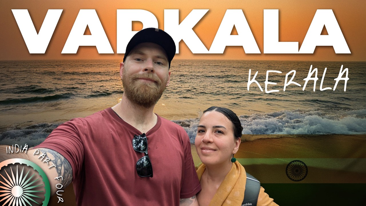 🌴 Varkala, Kerala | Cliff Walks, Fresh Coconuts & Hippie Beach Vibes 🌊