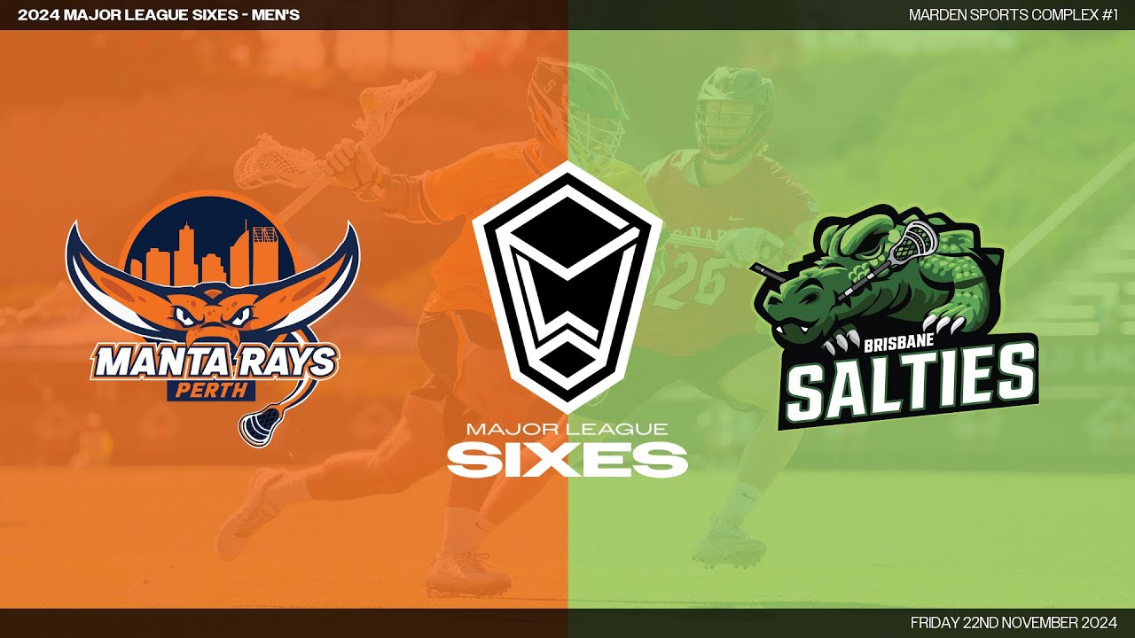 Perth Manta Rays v Brisbane Salties - 2024 Major League Sixes - Men's