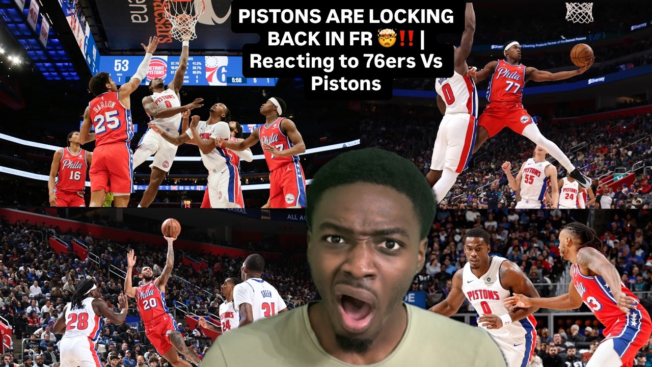 PISTONS ARE LOCKING BACK IN FR!! | Reacting to 76ers Vs Pistons | 3/12/26