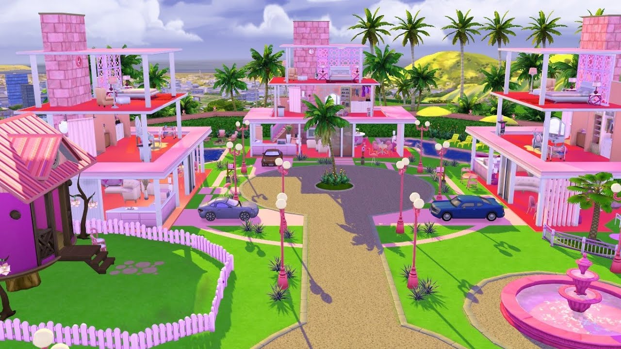 Barbie Land | The Sims 4 Creation | NO CC | Stop Motion Build