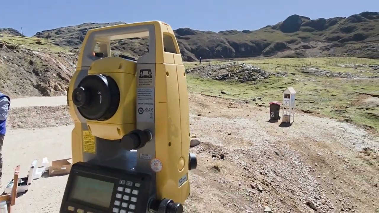 Estacion libre - Triseccion en Estacion Total Topcon Es - 105