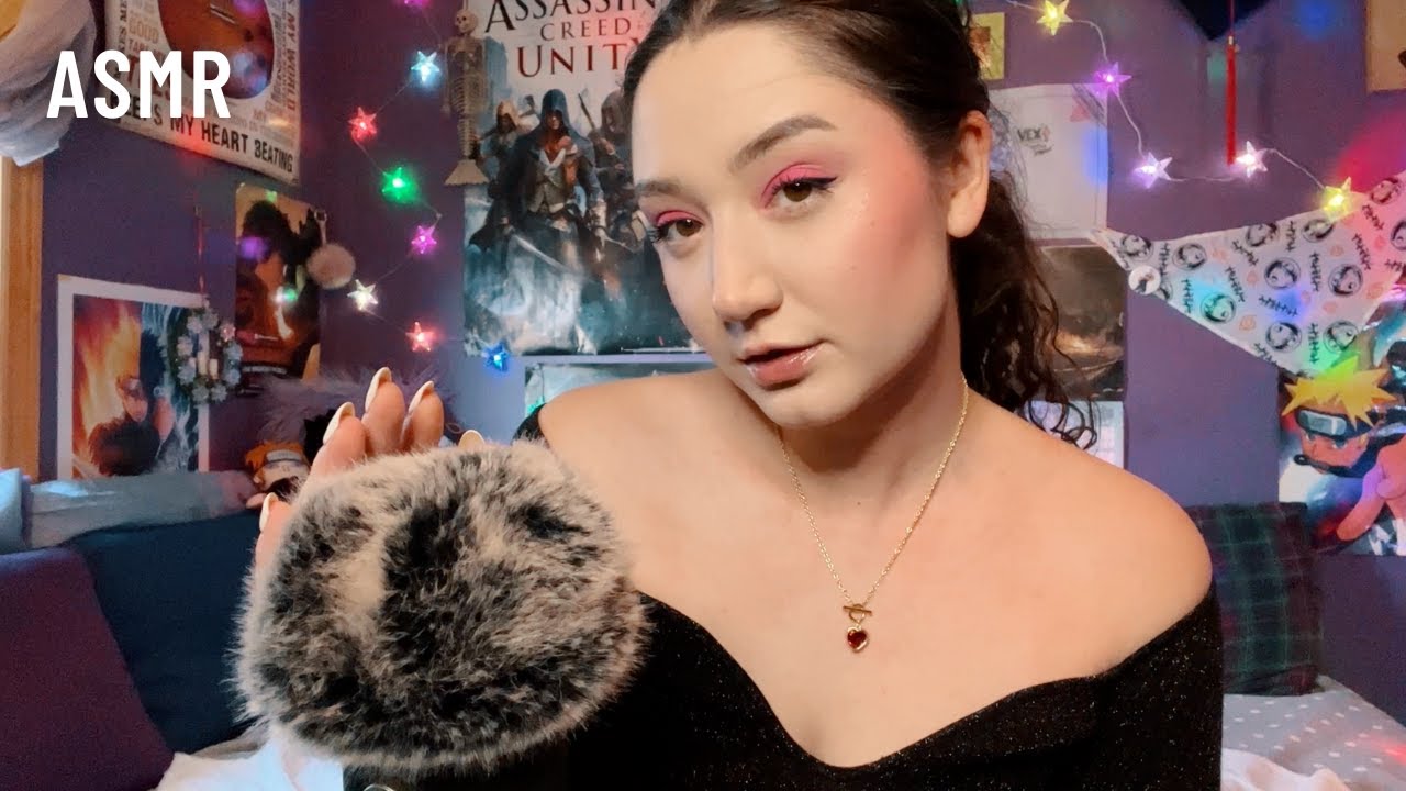 ASMR FAST HAND SOUNDS & UP CLOSE WHISPERING