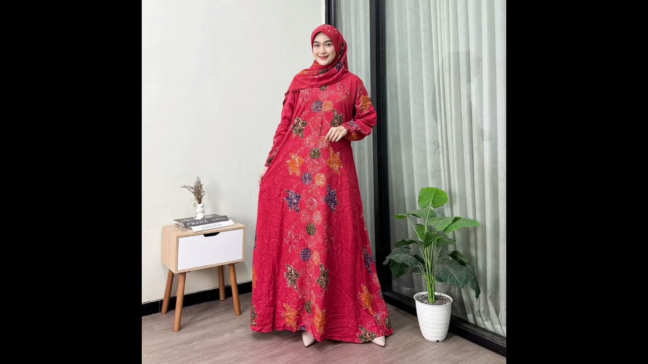 Gamis set hijab bisa cod 0822 2668 2891