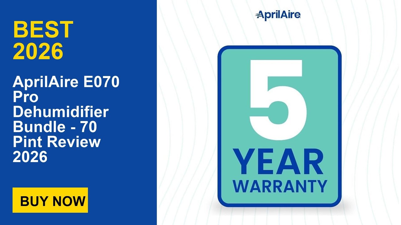 AprilAire E070 Pro Dehumidifier Bundle - 70 Pint Review 2026