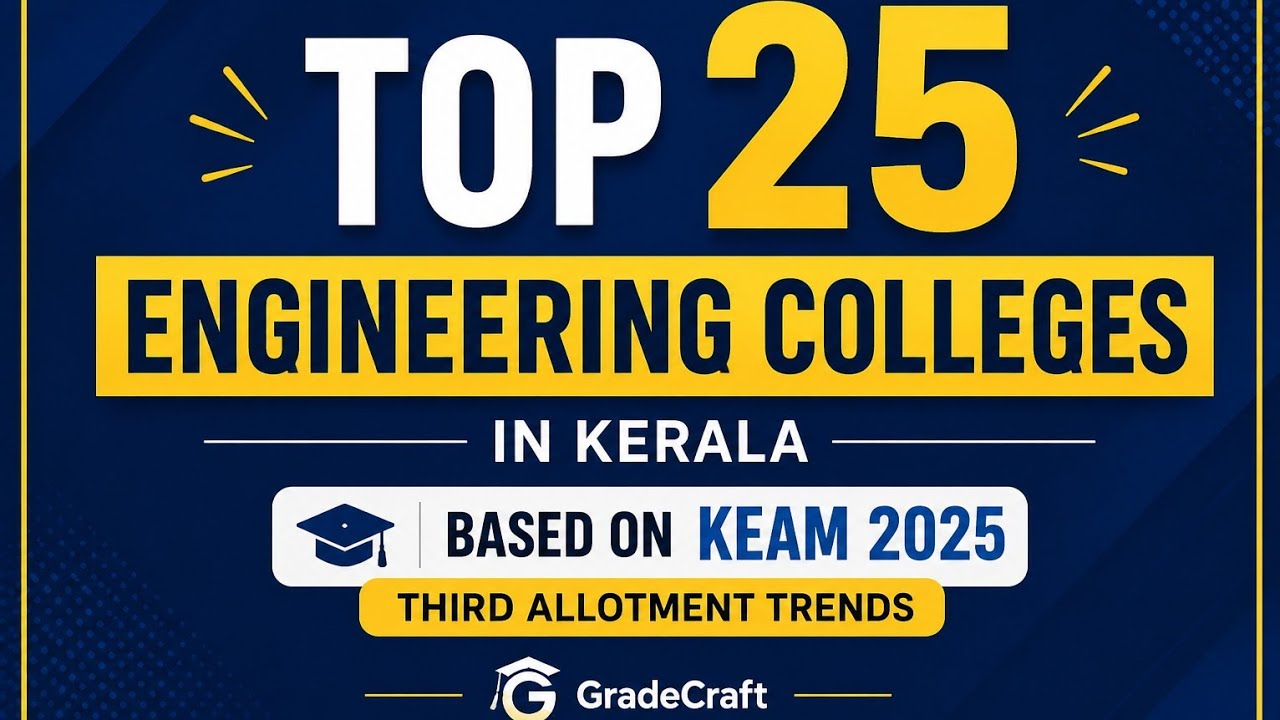 Top 25 Engineering Colleges in Kerala 🎓 | Based on KEAM 2025 Allotment Trends