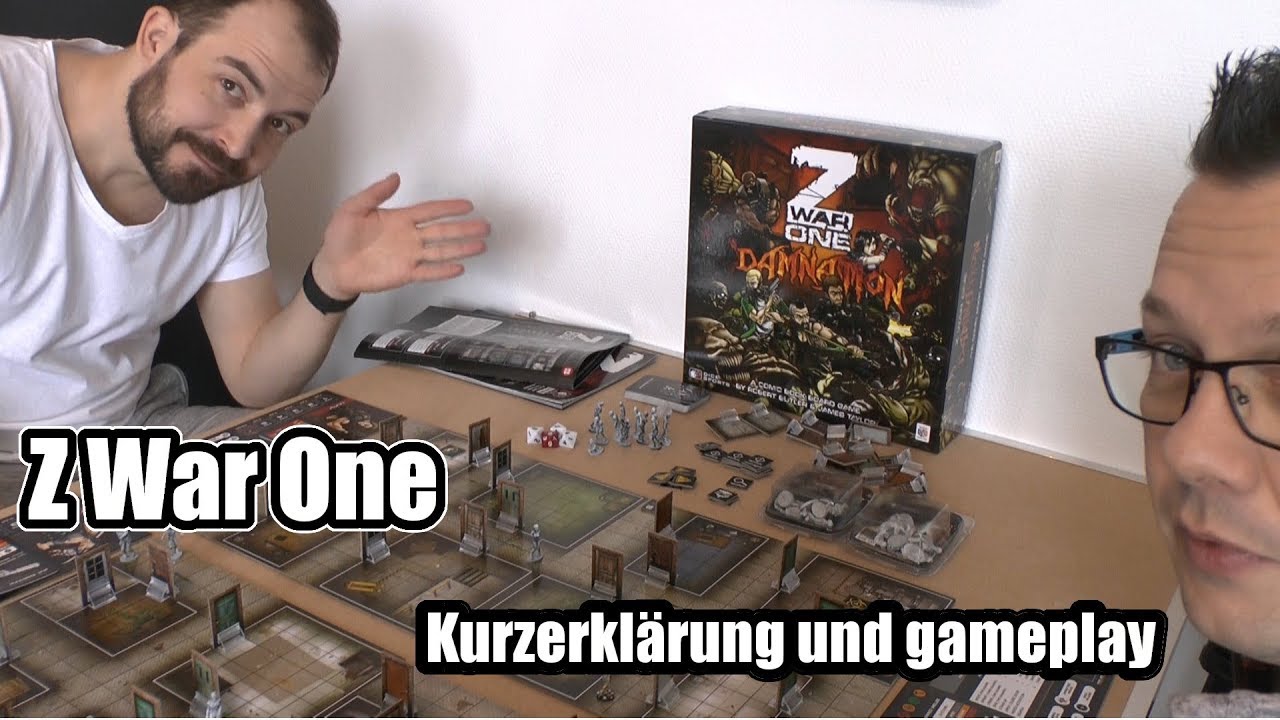 Vorstellung mit Mario: Z War One (Dice Sports Limited) besser als Zombicide?