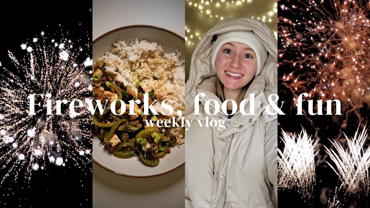 FIREWORKS & WHAT I EAT AS A VEGETARIAN | weekly vlog