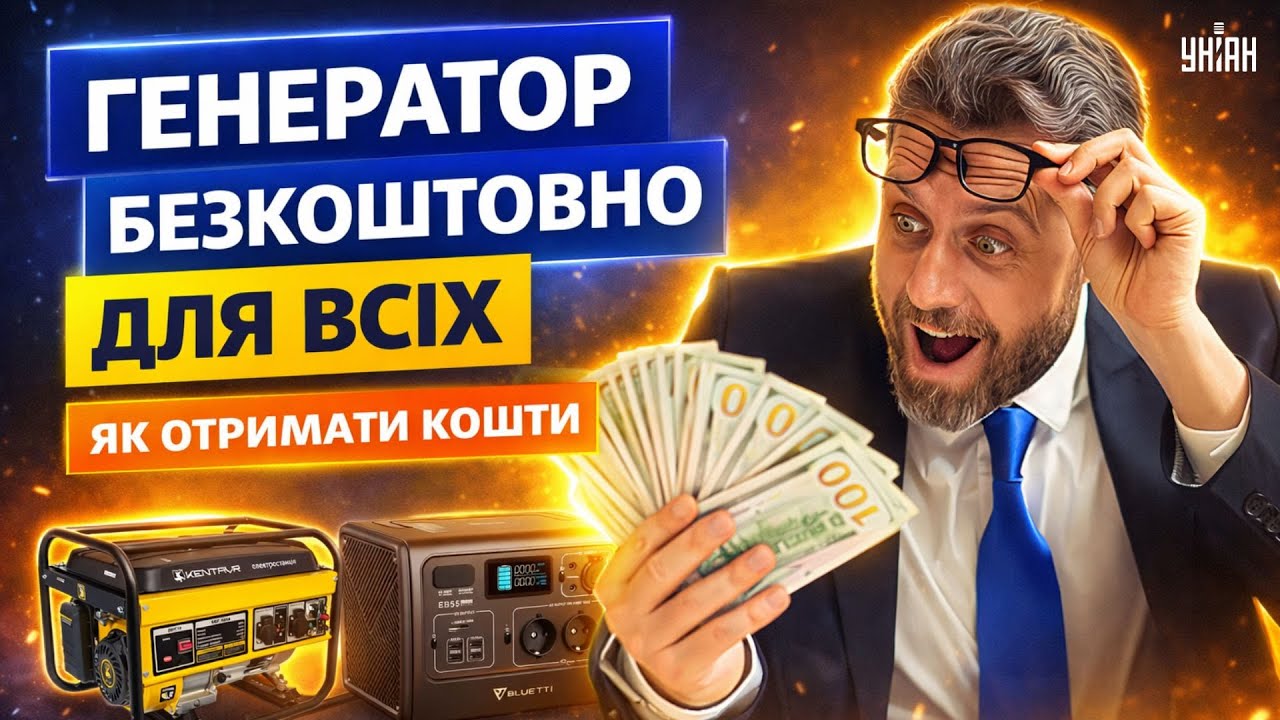 Усім по безкоштовному генератору! Уряд запустив програму допомоги на 700 млн грн. Як отримати кошти
