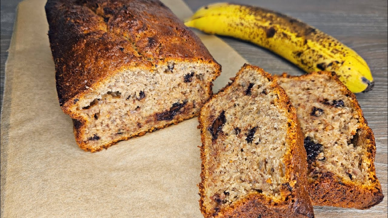 Banana Bread with Chocolate Chunks | Simple & Delicious Bake