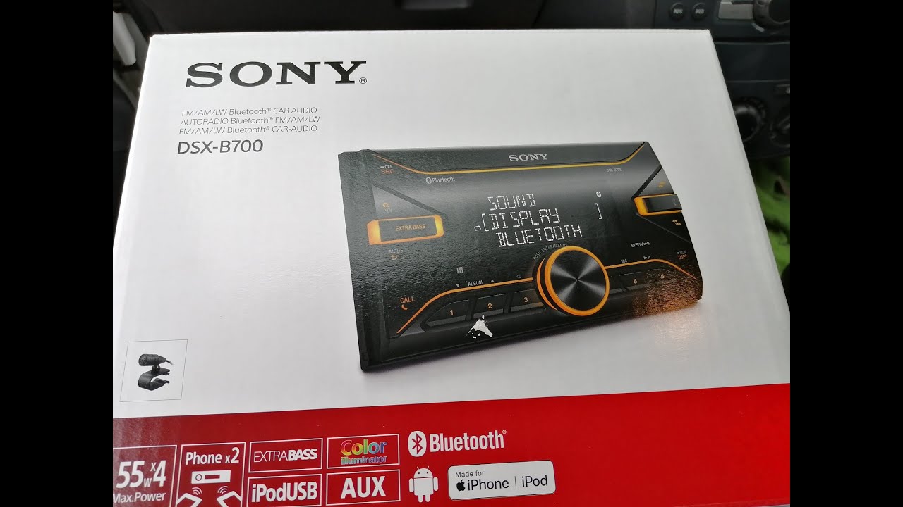 Sony DSX-B700 radio fitters review + basic install guide