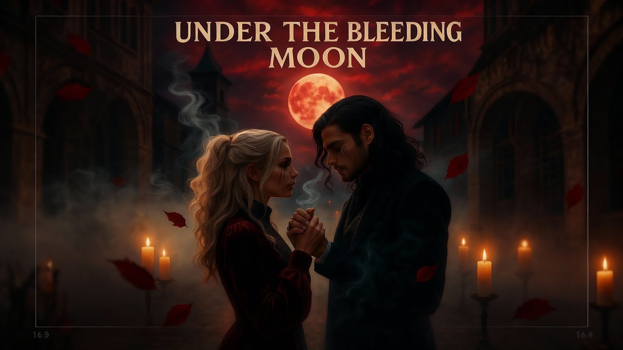 Under the Bleeding Moon (Official Gothic Love Ballad 2025) | Dark Synth Vampire Song