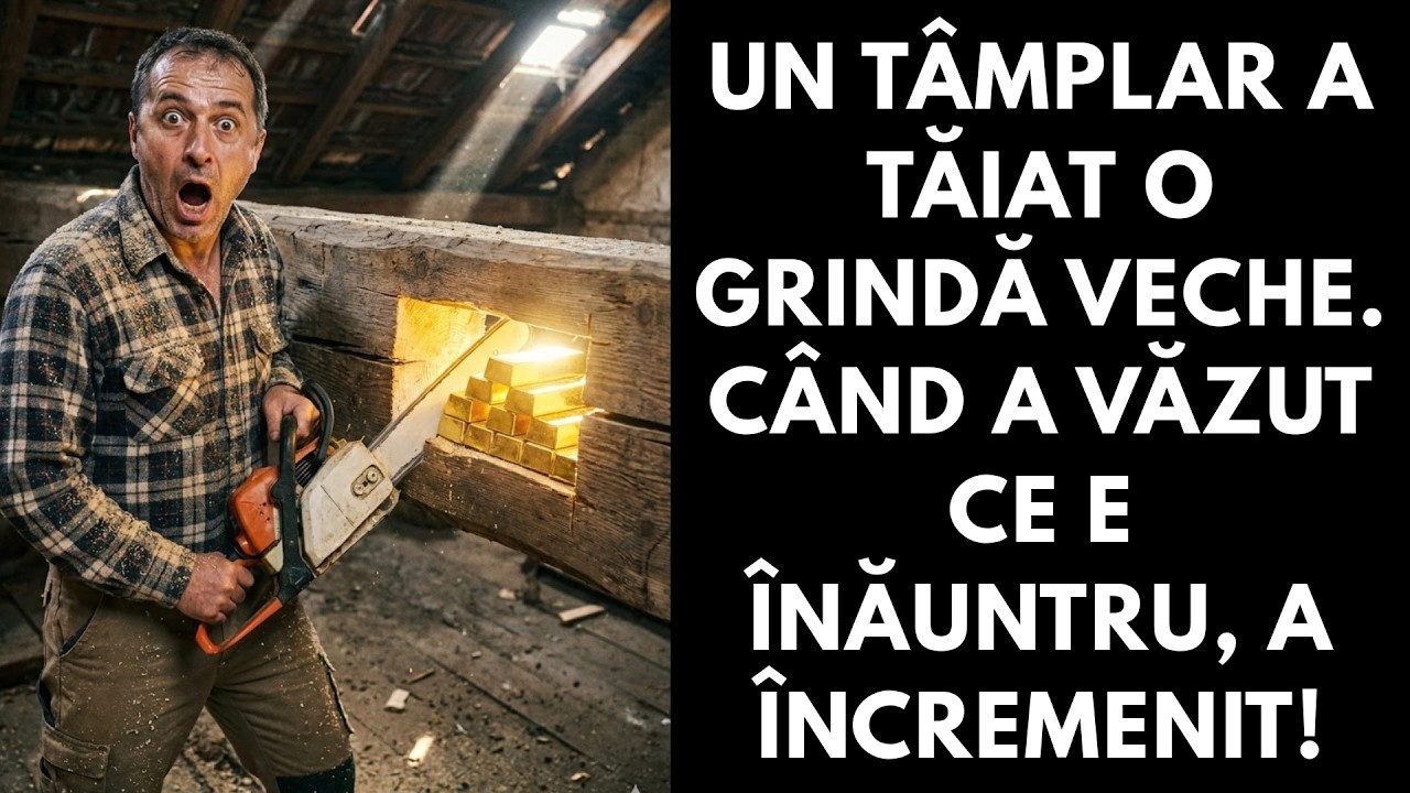 Un tâmplar a tăiat o grindă veche. Când a văzut ce e înăuntru, a încremenit!
