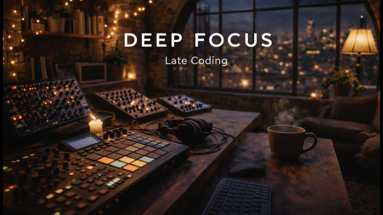 Deep Focus Music for Coding at Night (No Vocals, 2 Hours) | Late Shift UK