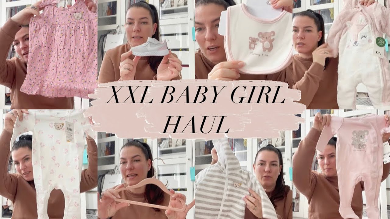 XXL BABY GIRL HAUL! Steiff, C&A, Amazon, Nike, Adidas, Zalando Lounge, Takko, ...
