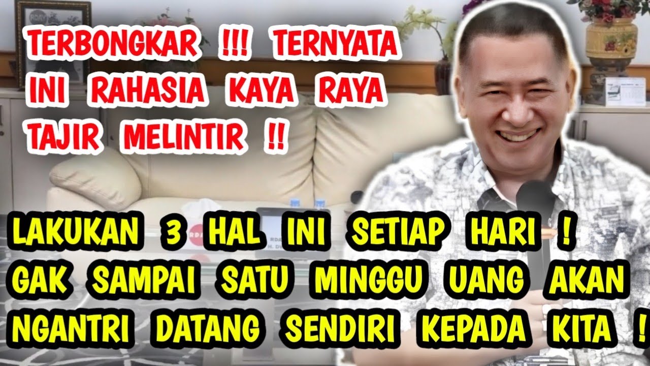 ILMU MAHAL LAKUKAN 3 HAL INI SETIAP HARI ! GAK SAMPAI SATU MINGGU UANG AKAN NGANTRI DATANG SENDIRI !