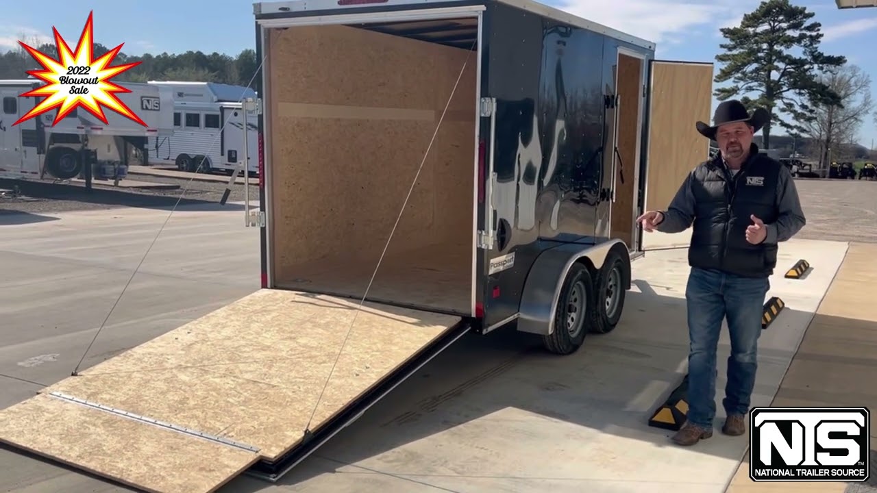 2022 Haulmark 12' Bumper Pull Cargo Trailer