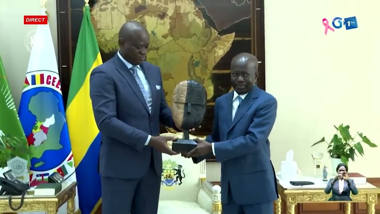 RENCONTRE AVEC LE PRÉSIDENT DE LA RÉPUBLIQUE GABONAISE S.E BRICE CLOTAIRE OLIGUI NGUEMA