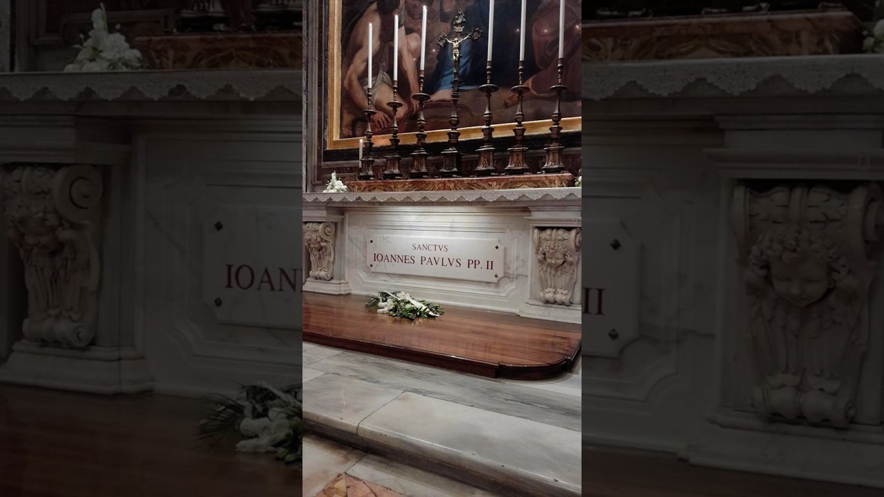 Tombs of 4 Popes. 