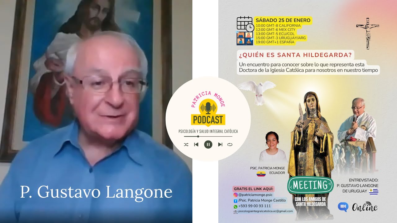 🎙️Maravíllate con el legado teológico de salud de Sta. Hildegarda con el P. Gustavo Langone ✨