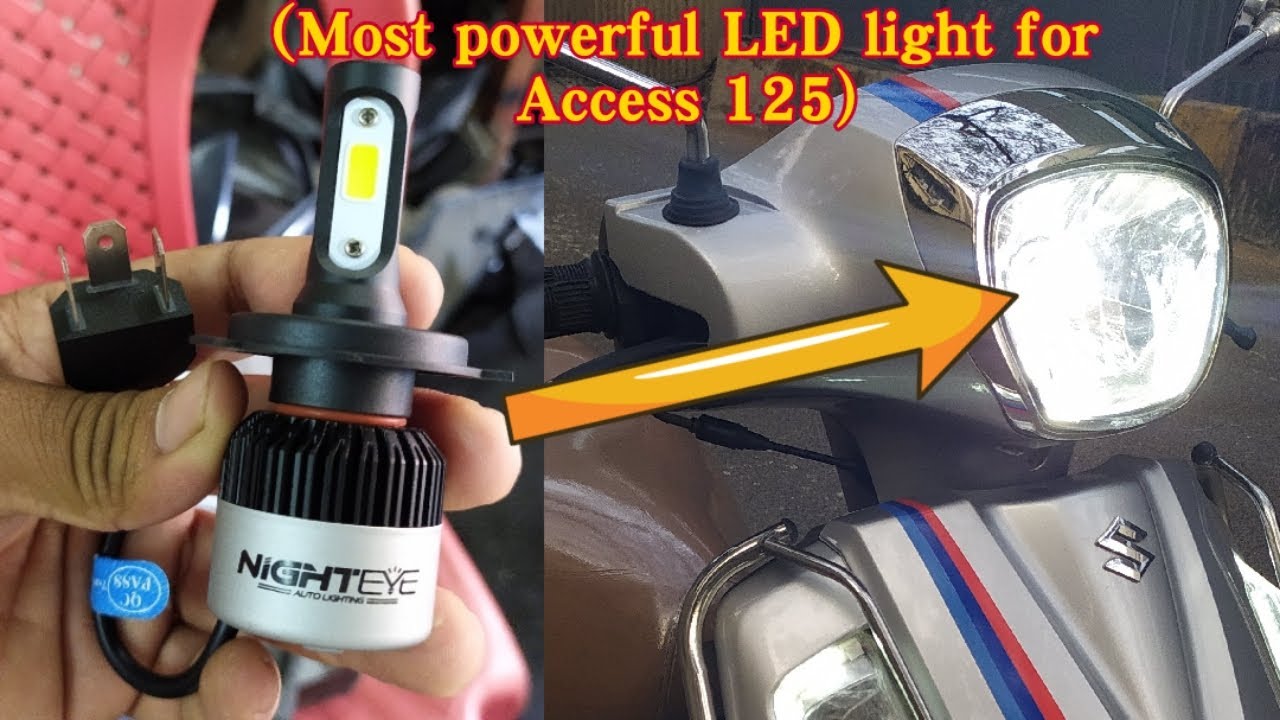 Night Eye LED light for all scooter & bikes| Access125 modification