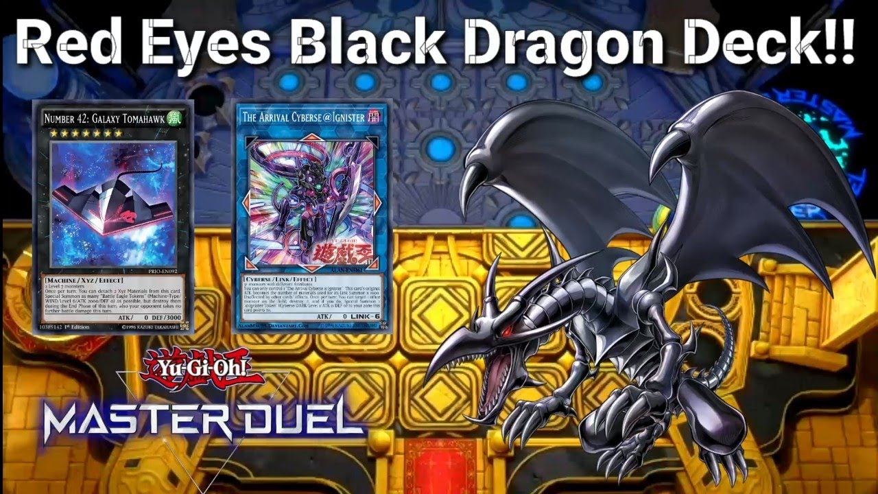 Red Eyes Black Dragon Deck! - Inferno Fire Blast is the Best Attack!! | Yu-Gi-Oh Master Duel