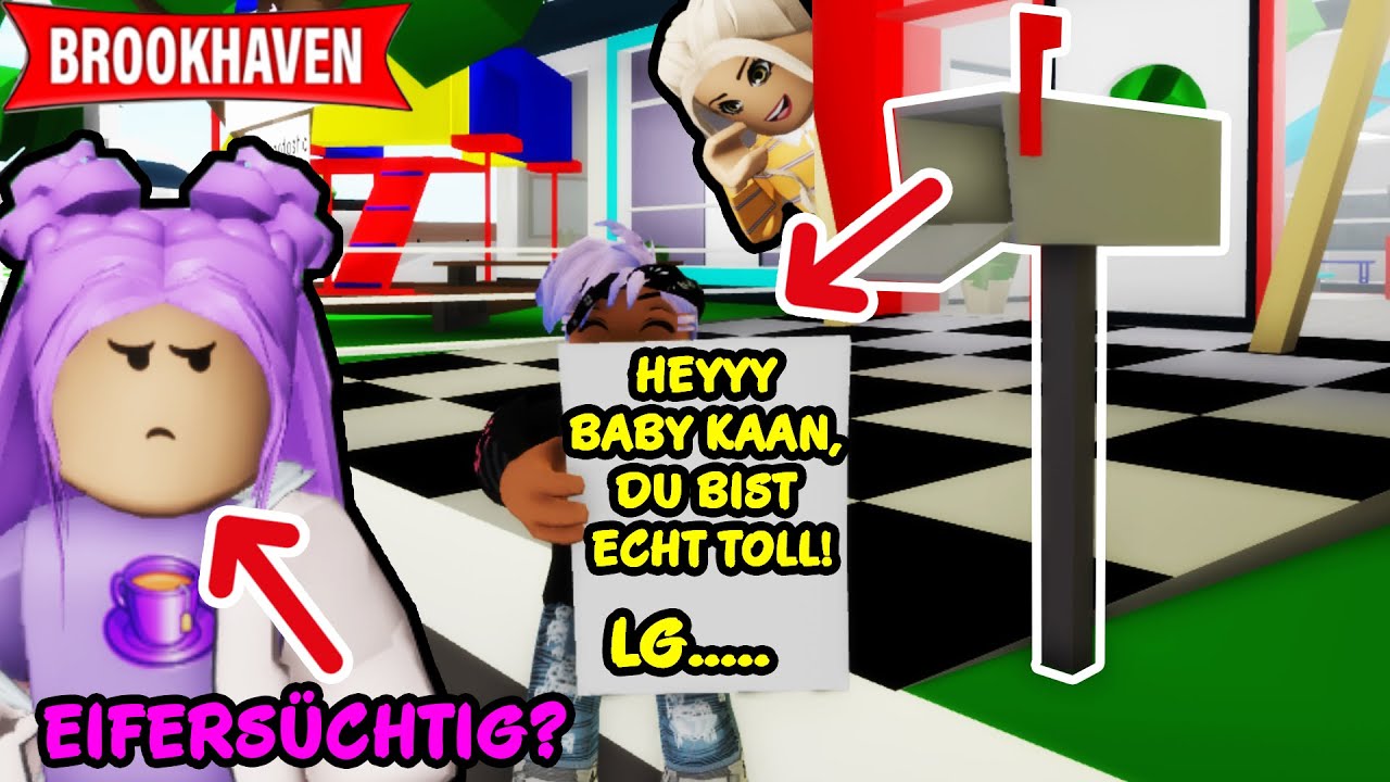 BABY KAANS HEIMLICHE VEREHRERIN! Baby Dania eifersüchtig? [Roblox Brookhaven 🏡RP Story]