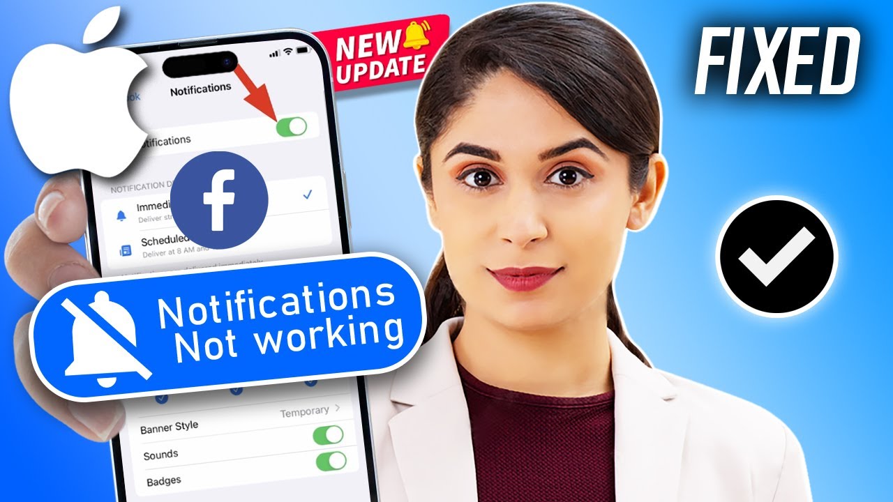 How to Fix Facebook Notifications Not Working iphone (100% solved)
