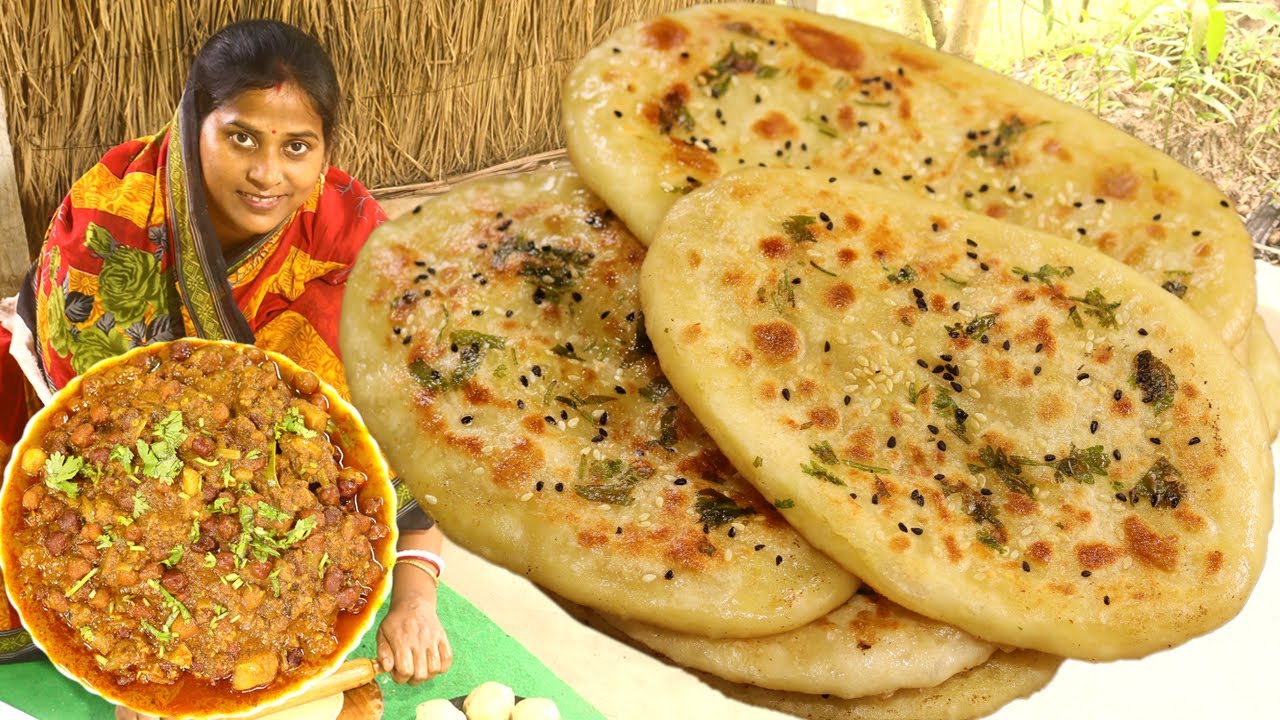 জলের ভাপে আলুর কুলচা বানালাম সাথে লোভনীয় চানামশলা II alur kulcha II chana mosla II
