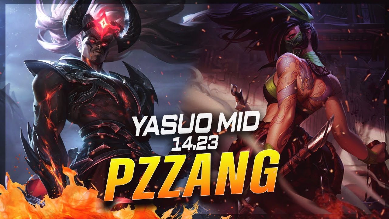 PZ ZZANG - Yasuo vs Akali MID #2 Patch 14.23 - Yasuo Gameplay