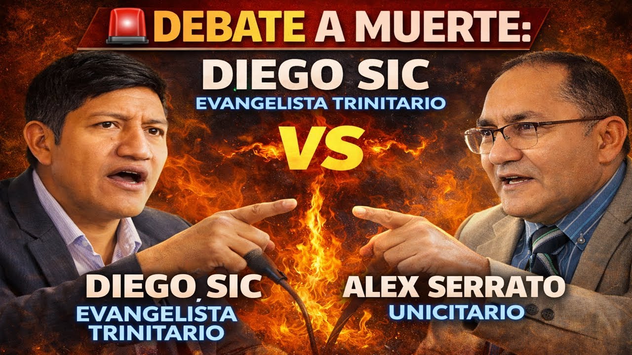 DEBATE A MUERTE: DIEGO SIC EVANGELISTA TRINITARIO VS UNICITARIO ALEX SERRATO - UNO SALDRÁ VENCIDO