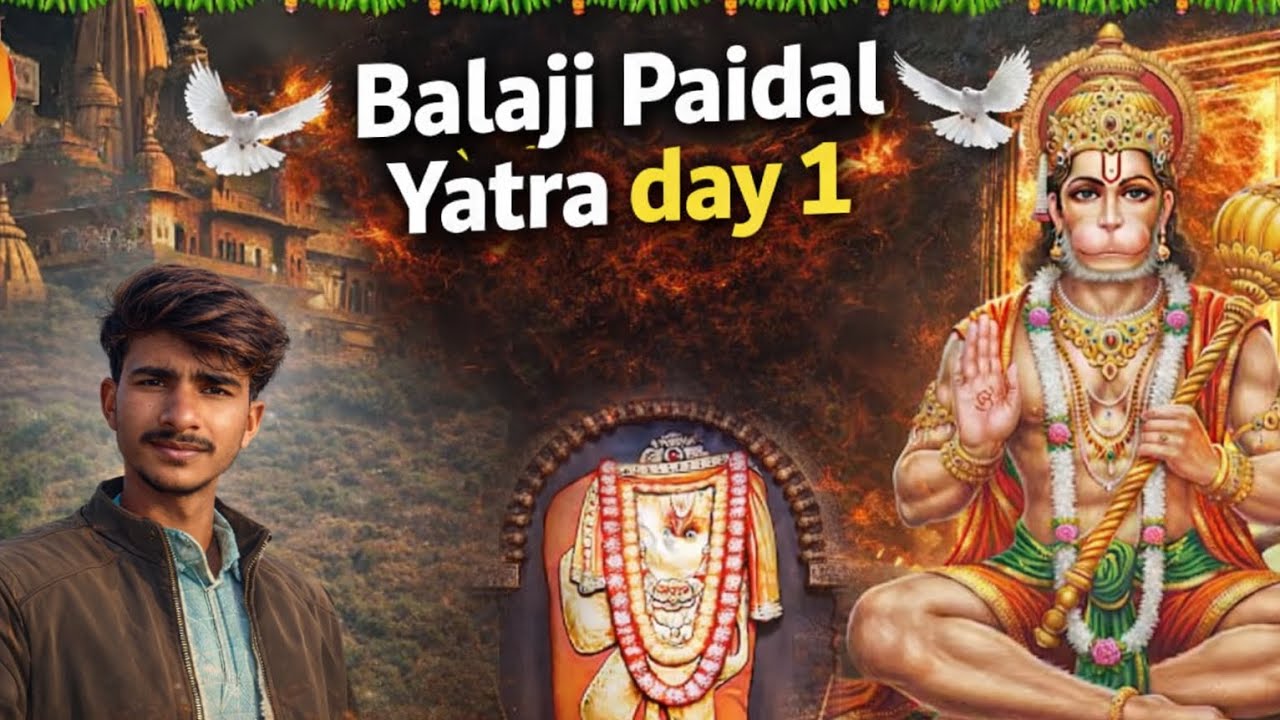 Bala ji padal yatra day 1 &hearts;️ #trendingvlogs #viralvlog #sunilrajputvlogs 