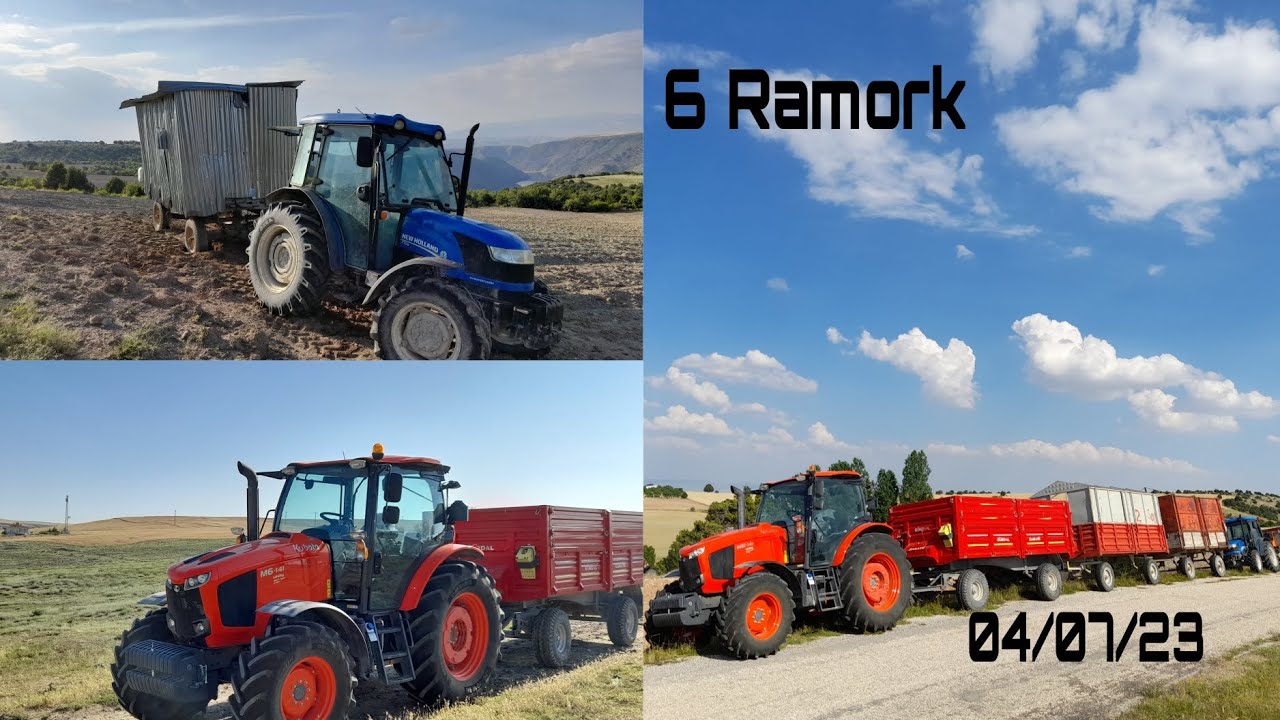 Oğlakları Dağa Götürdük Kubota m6 141 #tunahan_hilmi_y #kubotam6141 #newholland