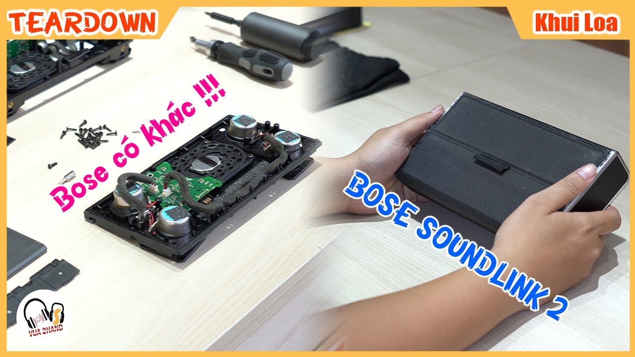Teardown Bose Soundlink 2 l Quá chất ! Bose có khác ?!!