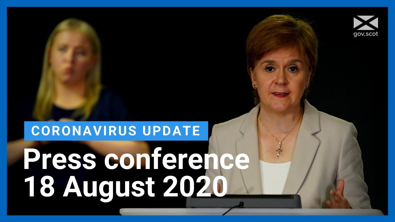 Coronavirus update from the First Minister: 18 August 2020
