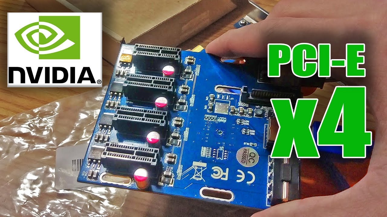 Разветвитель для райзеров PCI-E x1 to 4x Майнинг ТЕСТ на видеокартах Nvidia I pci e hub