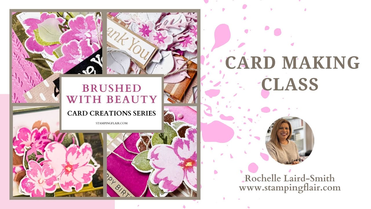 Elegant Thank You Card with Brushed with Beauty - 4-Part Card Creations Series