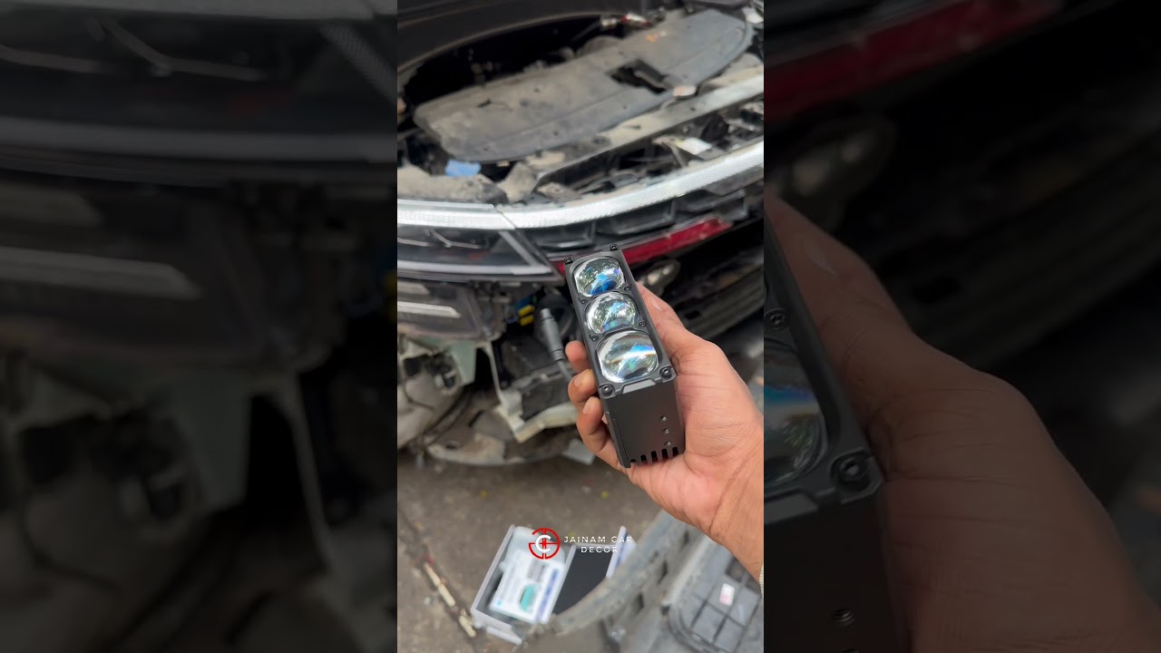 Kia Sonet | Blaupunkt FOG 7000 PRO Fog Lamp Installed By Jainam Car Decor, Adajan Surat 9409583998