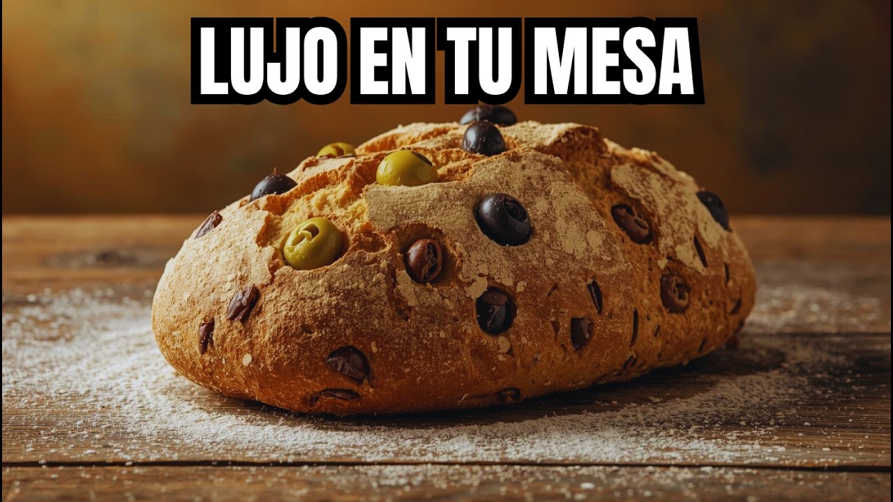 &iexcl;El PAN de ACEITUNAS m&aacute;s SABROSO que vas a probar! 🍞✨