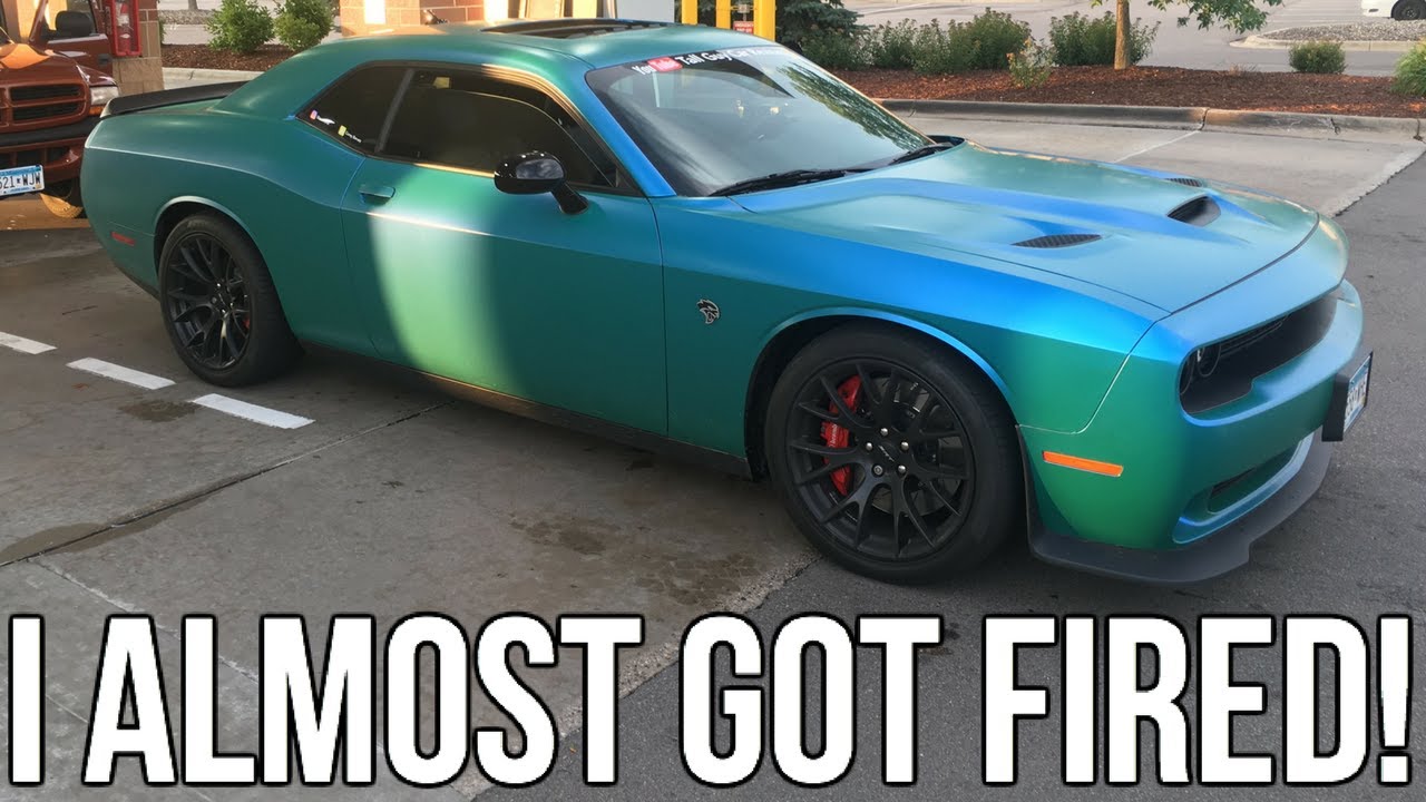 I Took My Boss For A Ride In My Hellcat 🤣!! I Almost Got Fired 🤦🏾&zwj;♂️