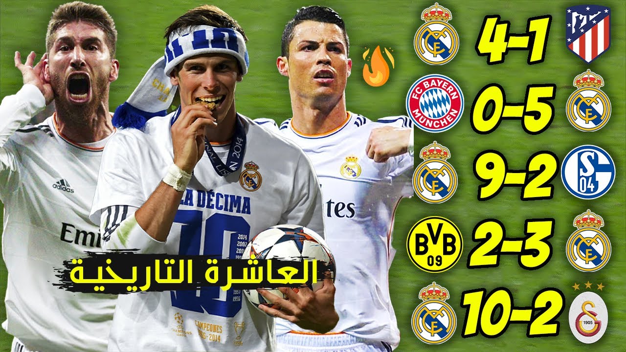 طريق ريال مدريد التاريخي إلى نهائي دوري الابطال 2014 و تحقيق العاشرة الاسطورية ● تعليق عربي 🔥
