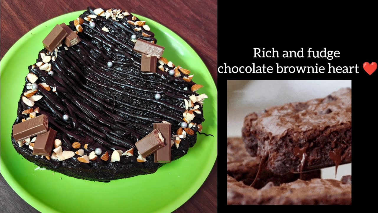 The Ultimate Fudge Valentine’s Day Heart Brownies@sabaribalan4215 