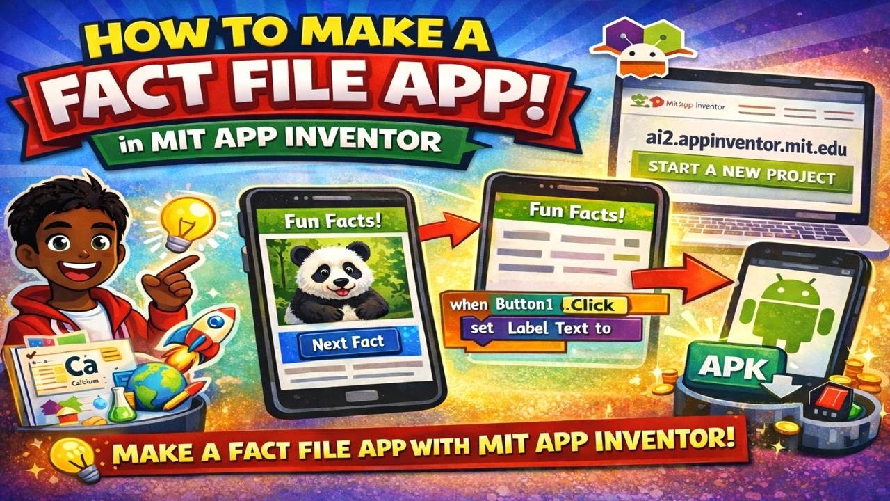 How to make a fact file on MIT App Inventor