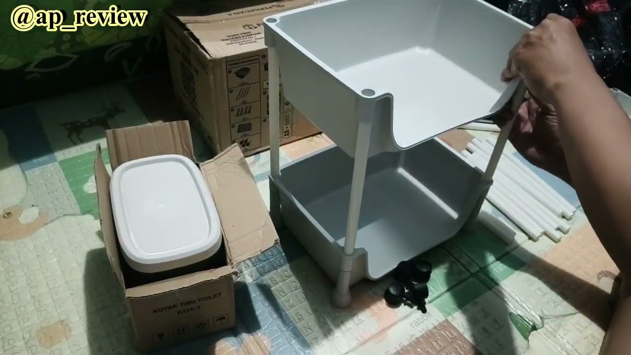 Rak Dapur Plastik Dorong