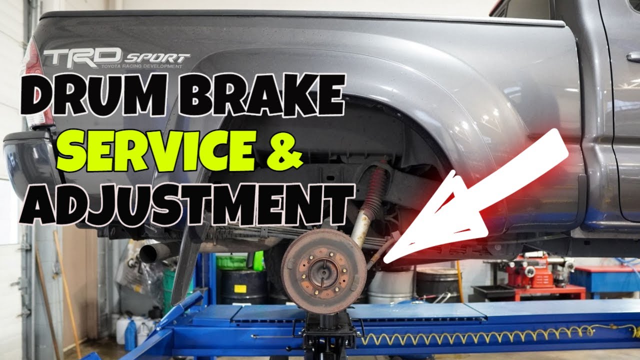 Drum Brake Adjustment // Clean,Service & Adjust Your Tacoma Brakes
