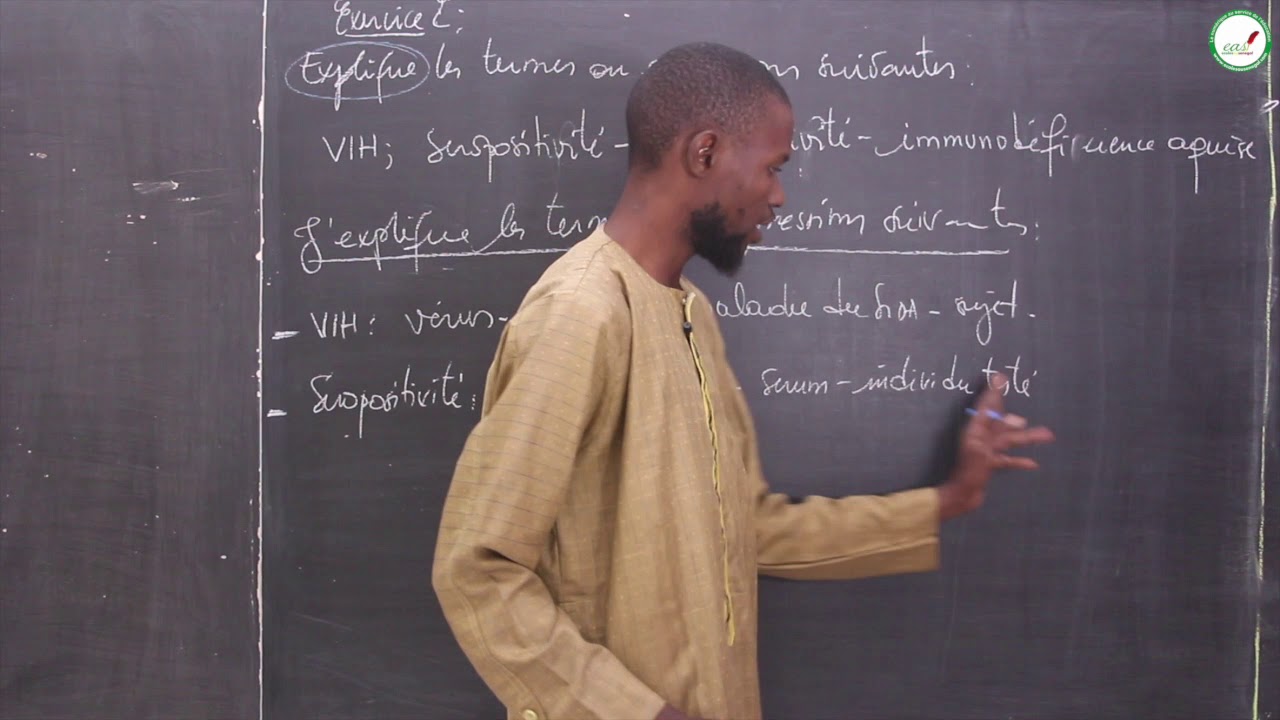 Exercices - Troisième - SVT : Le dysfonctionnement du système immunitaire /Cas de l'infection au VIH